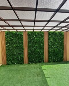 ، مظلات حديد شكل خشب